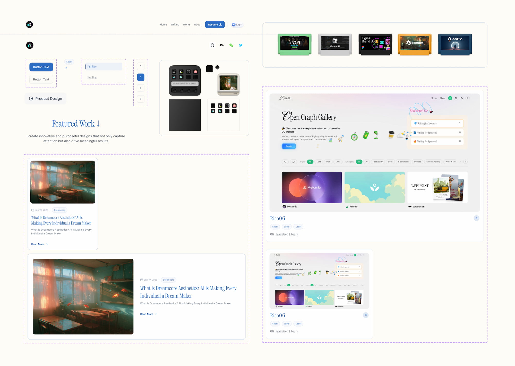 写给设计师的个人网站全流程指南(设计篇)