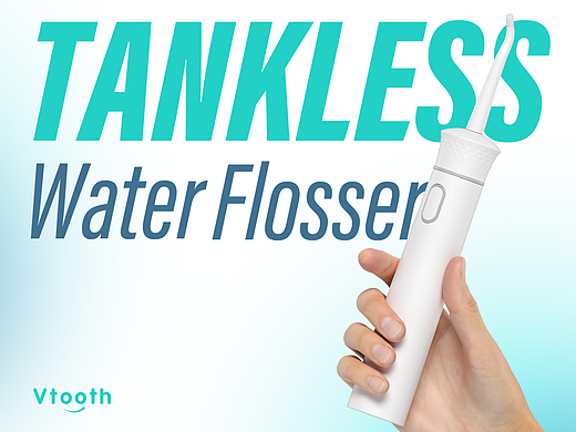 Vtooth无水箱冲牙器电商图