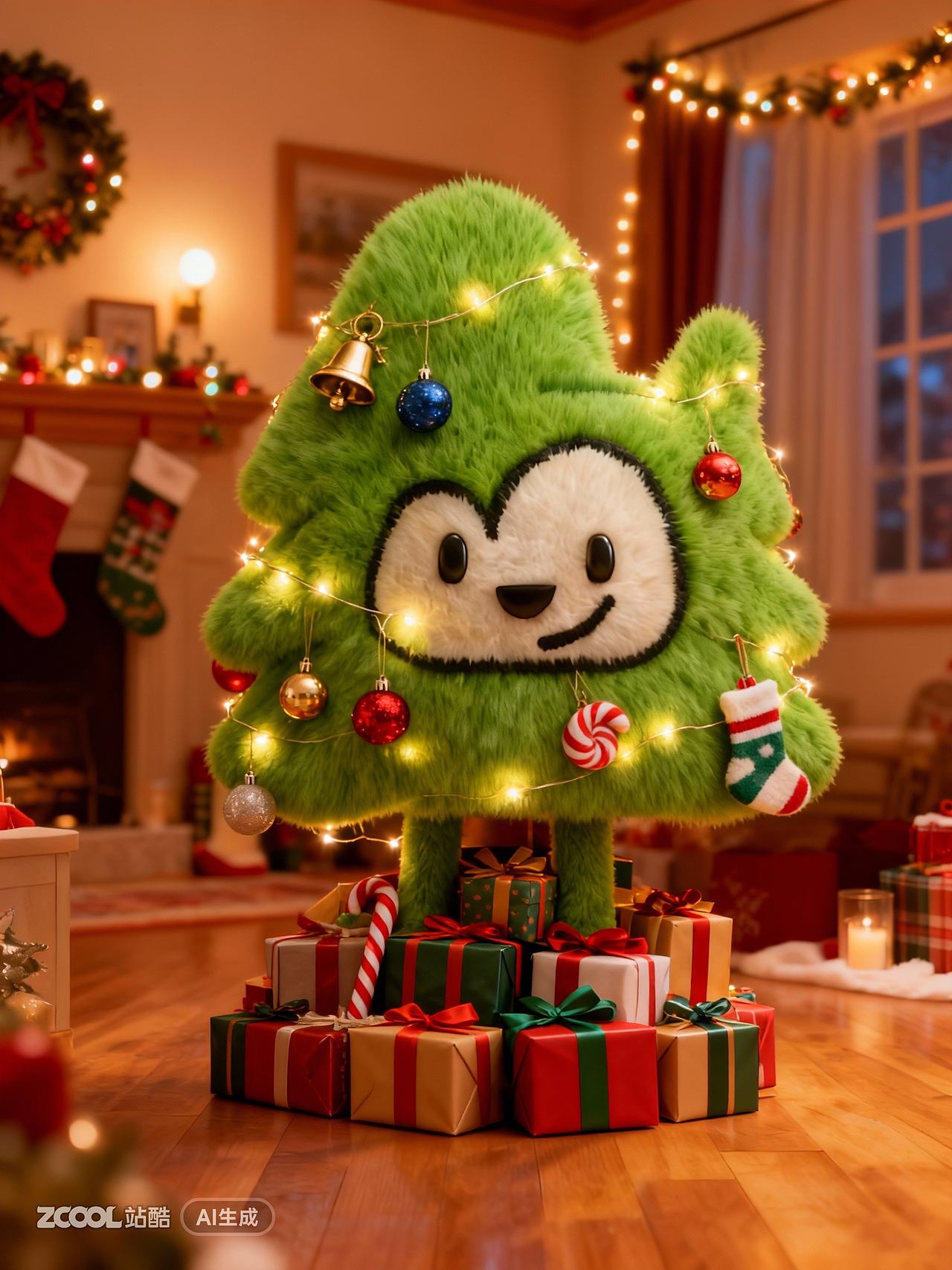🎄POHA和TA的朋友们，祝你圣诞快乐（图ZMzk5Nzc0Mjg0） - AI作品 - 站酷设计师一个打鱼的_原创素材 - 站酷ZCOOL