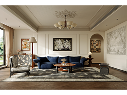 法式客餐厅效果图