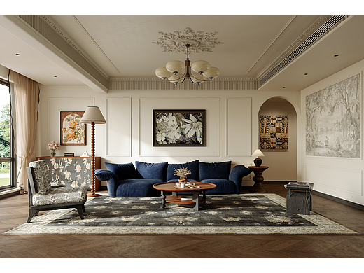 法式客餐厅效果图