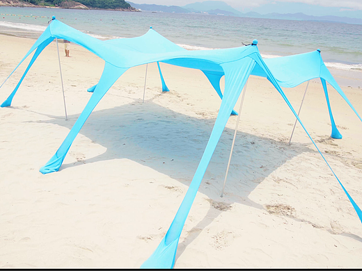 海滩天幕