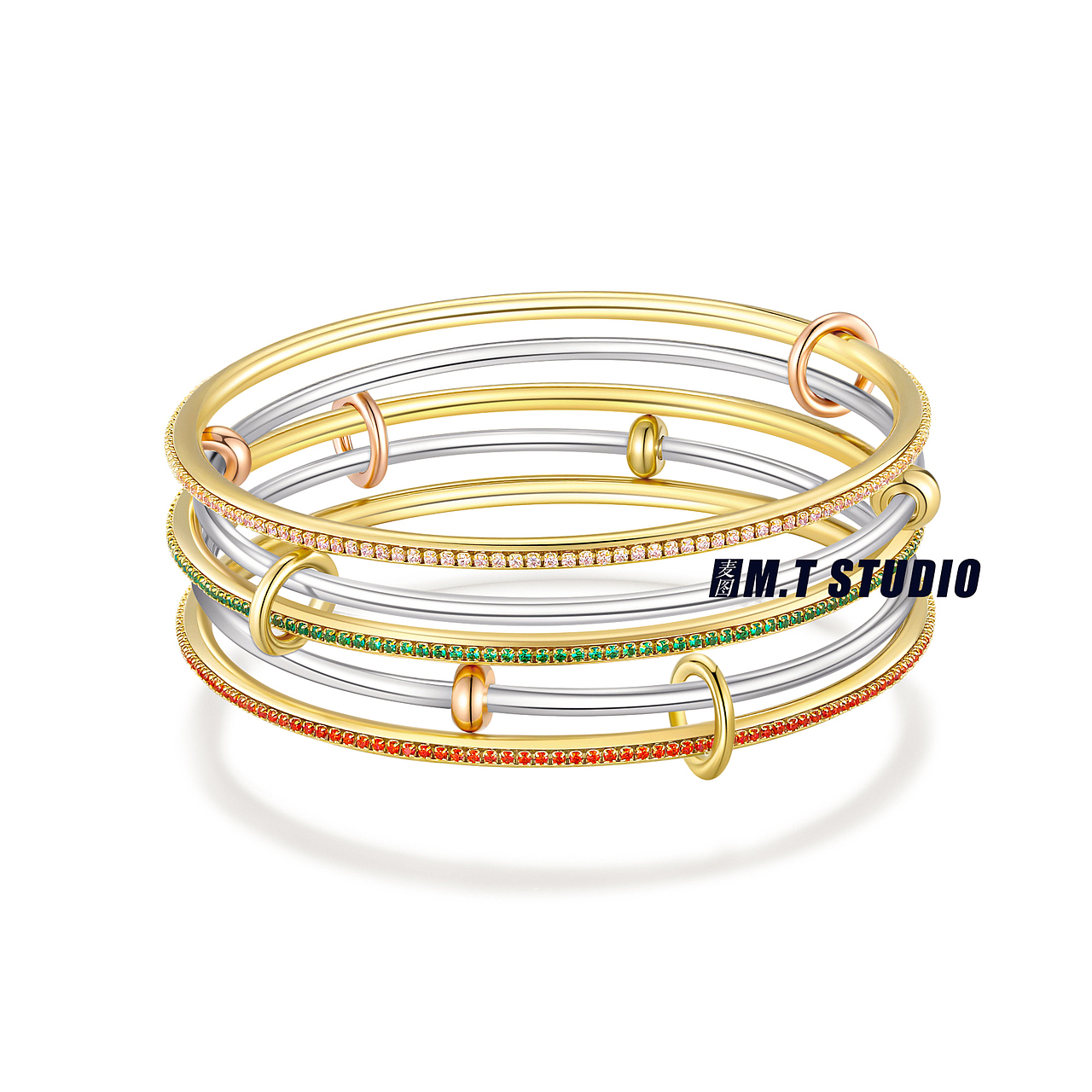 珠宝饰品拍摄|手镯饰品精修|手链饰品拍摄纯白饰品精修