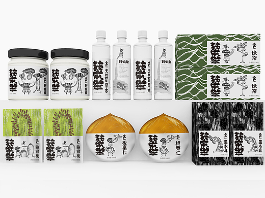 地域特产产品|神农架地域特产系列包装设计