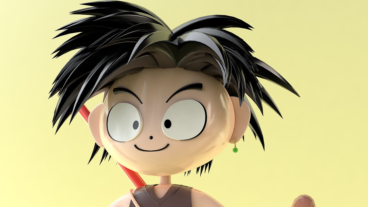 悟空 3D建模+渲染+动画（图ZMzk5NzkyNzM2） - 人物/生物 - 站酷设计师赵子鹏原创素材 - 站酷ZCOOL