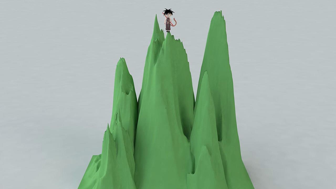 悟空 3D建模+渲染+动画（图ZMzk5NzkzNzIw） - 人物/生物 - 站酷设计师赵子鹏原创素材 - 站酷ZCOOL