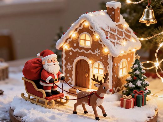 姜饼屋姜饼人|圣诞节平安夜