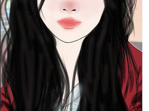 人物手绘板绘画