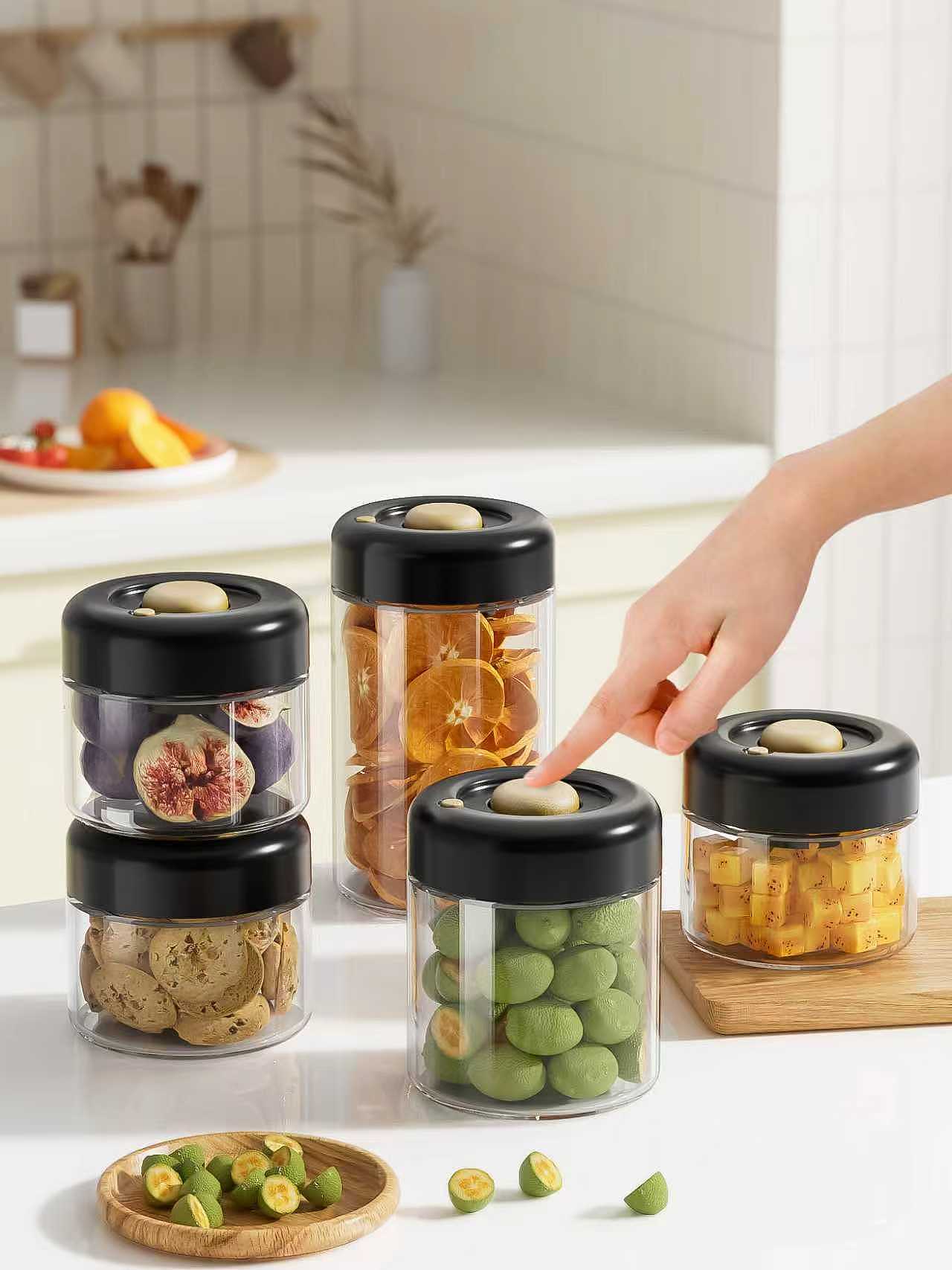 按压密封罐设计（图ZMzk5ODAyMzE2） - 生活用品 - 站酷设计师VIMORA小满原创素材 - 站酷ZCOOL