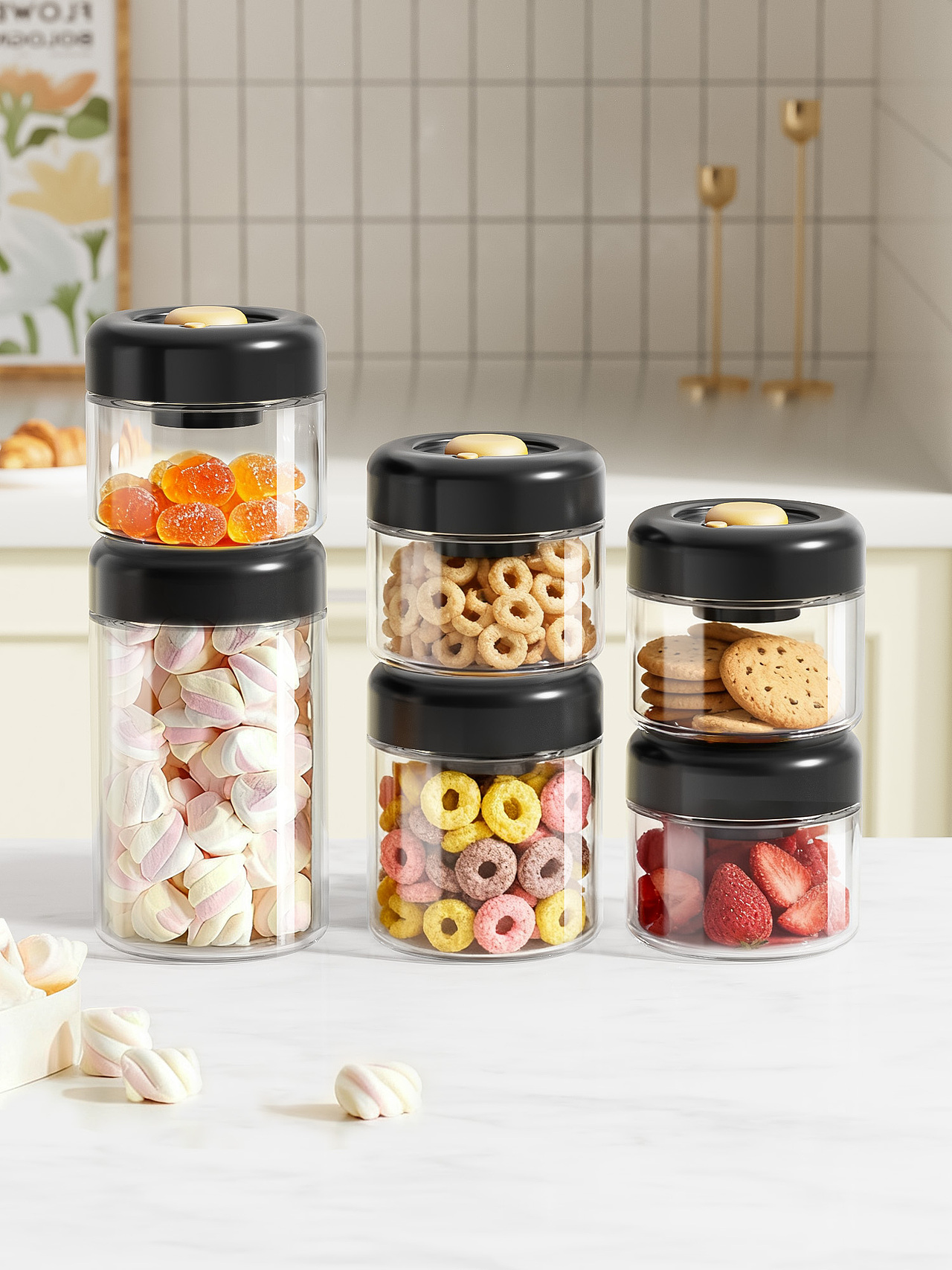 按压密封罐设计（图ZMzk5ODAyMzIw） - 生活用品 - 站酷设计师VIMORA小满原创素材 - 站酷ZCOOL