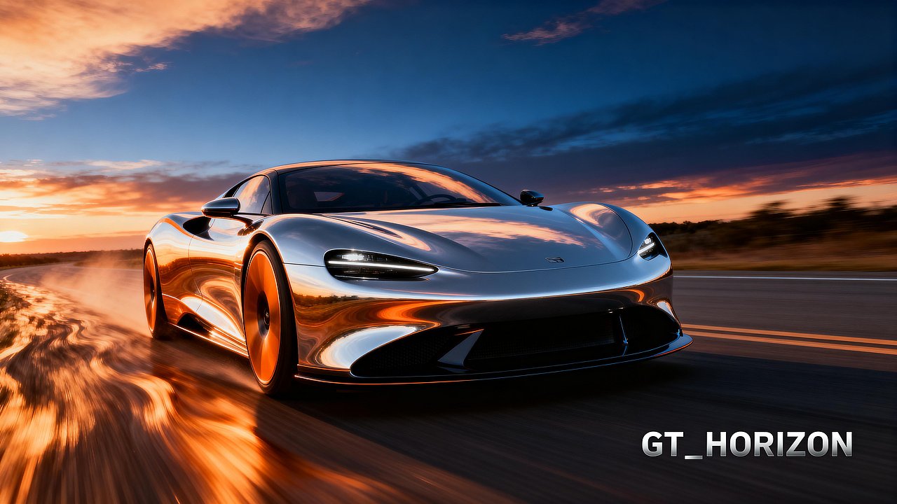 AI杀疯了!复刻建模级跑车渲染图,质感直接焊在屏幕