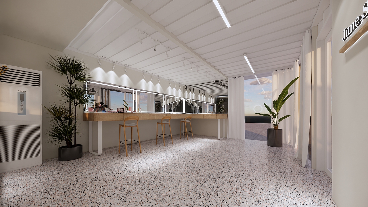 JuneStudio化妆工作室室内设计（图ZMzk5ODE1Njcy） - 商业空间设计 - 站酷设计师MrSongsu原创素材 - 站酷ZCOOL