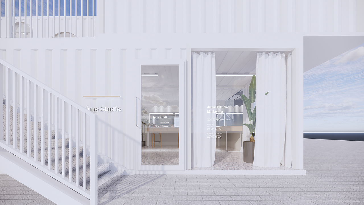 JuneStudio化妆工作室室内设计（图ZMzk5ODE1NzA0） - 商业空间设计 - 站酷设计师MrSongsu原创素材 - 站酷ZCOOL
