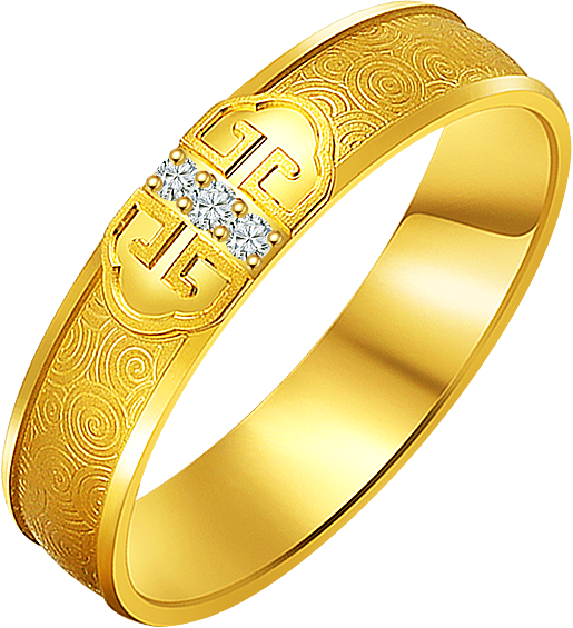 黄金戒指白底图修图