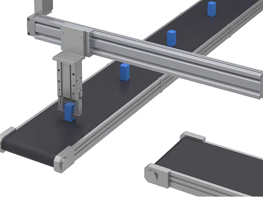 气动手指夹具内部构造机械原理3D三维动画渲染制作视频