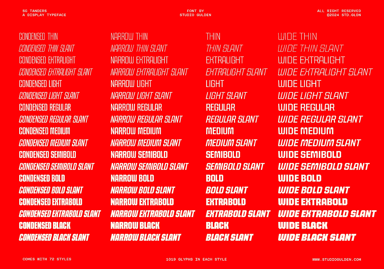 72款时尚体育赛事海报标题周边球衣队服英文字体家族