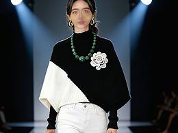 黑白针织毛衣设计效果图系列