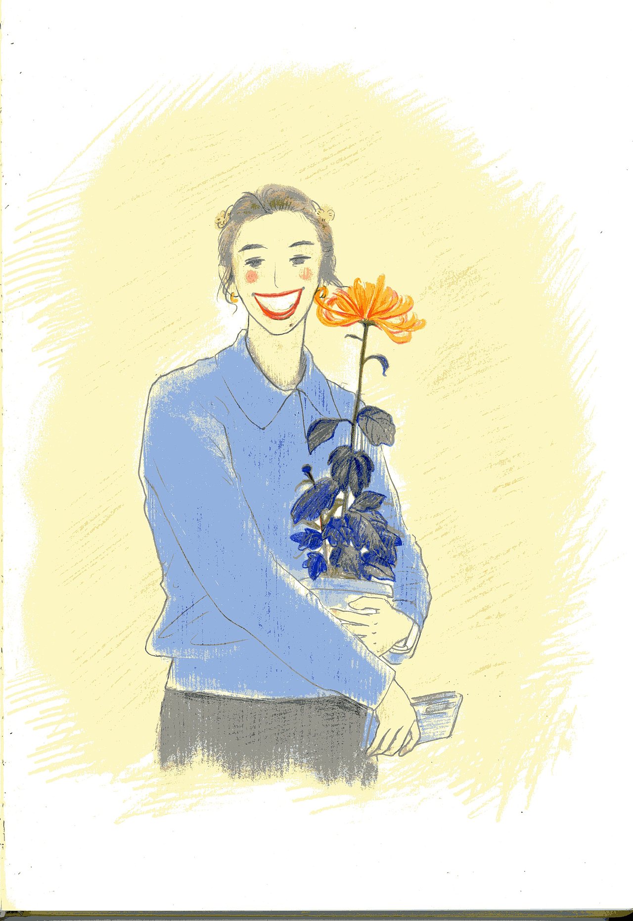 谢谢你给这个冬天带来鲜艳的色彩