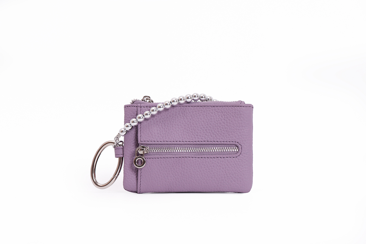 皮质感钥匙卡扣包包实拍系列