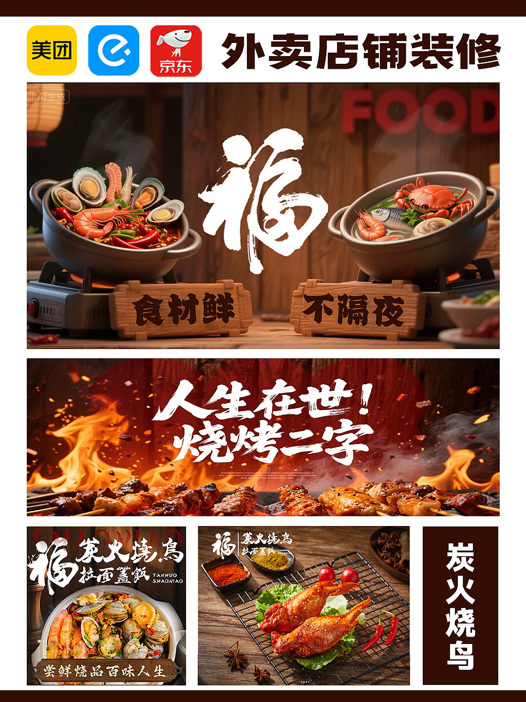 外卖装修设计鉴赏