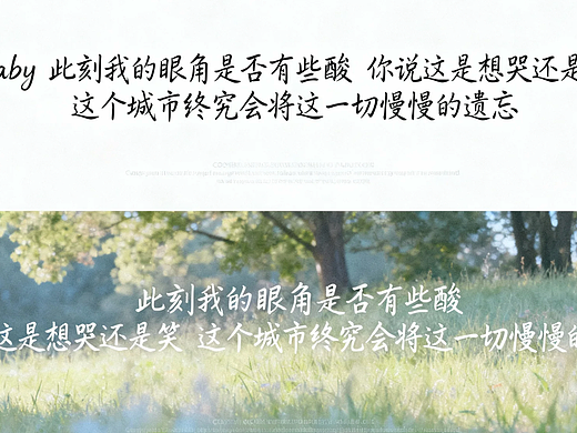 你的城市歌词海报