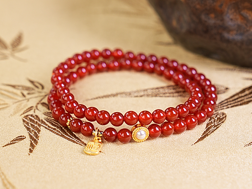 原图直出 水晶珠宝手串手链静物模特拍摄古风国风首饰