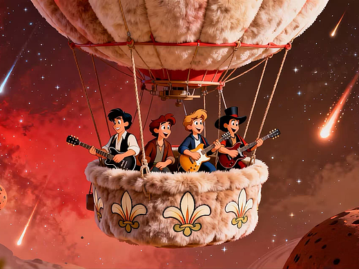 昨夜我飞向遥远的火星