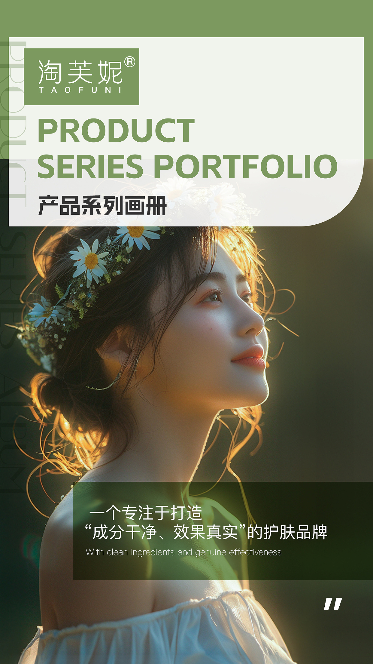 化妆品产品系列画册