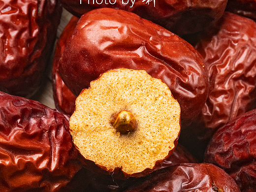 红枣这样拍太绝了!纹理清晰又高级!