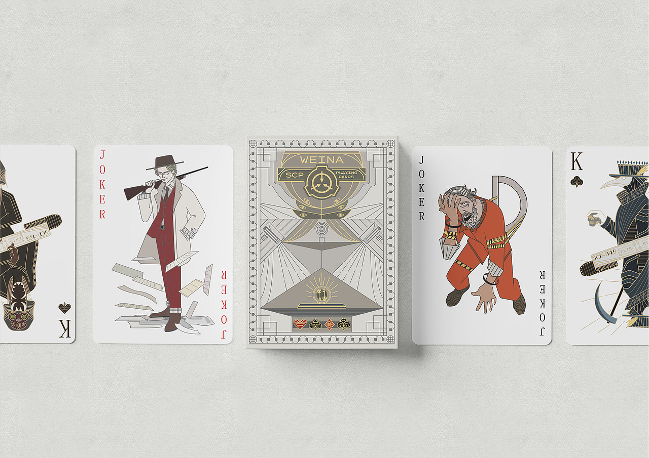 SCP收容异常收藏扑克设计