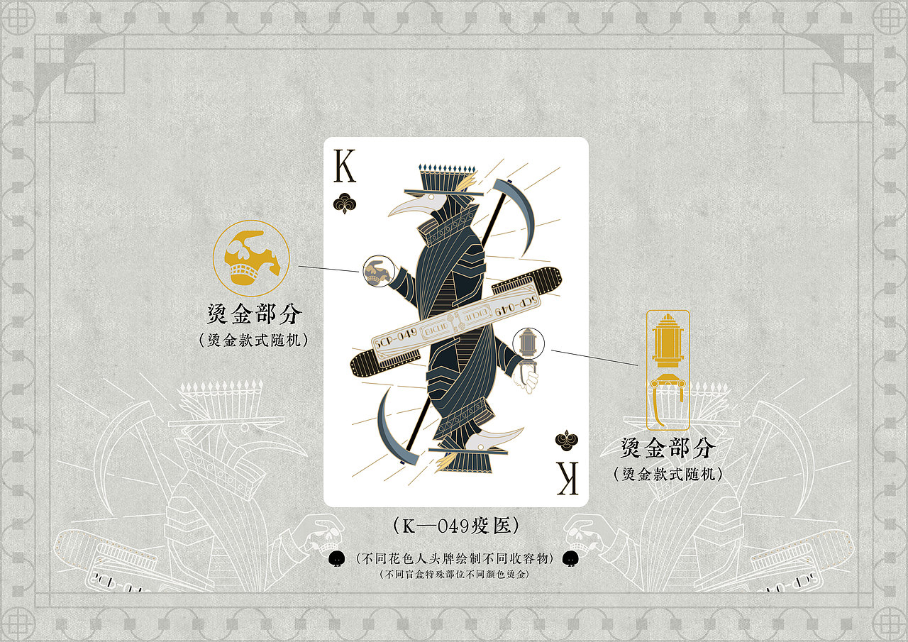 SCP收容异常收藏扑克设计