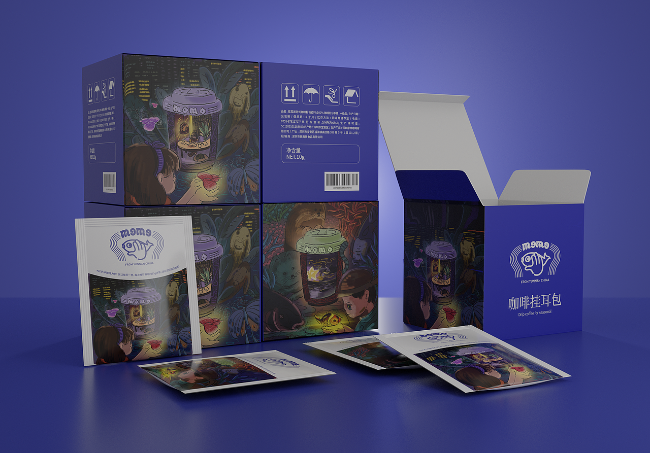 MOMO Coffee 品牌 | 包装(图ZMzk5ODg5MzQw) - 品牌 - 站酷设计师Unknow_2025原创素材 - 站酷ZCOOL