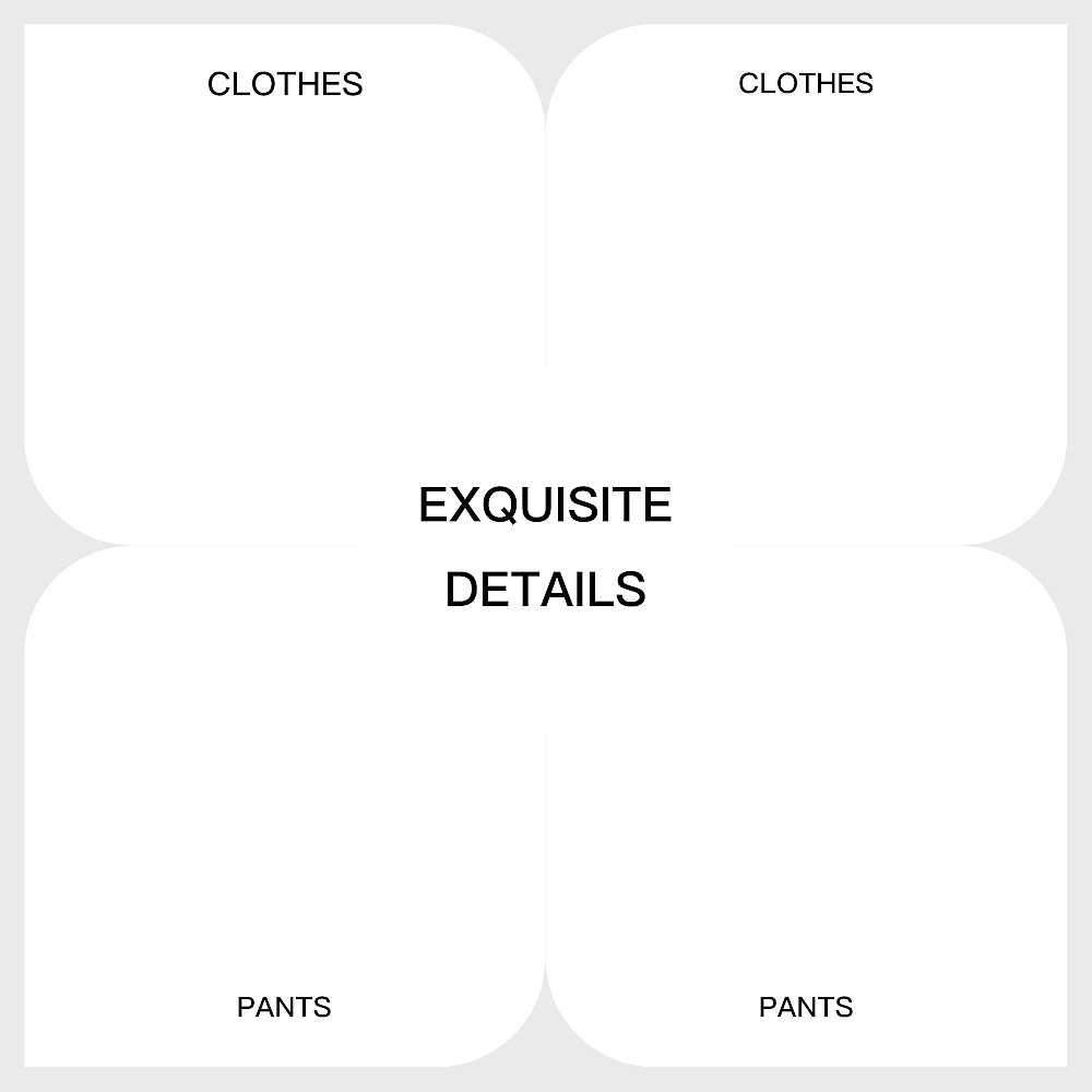 外贸衣服细节面料排版