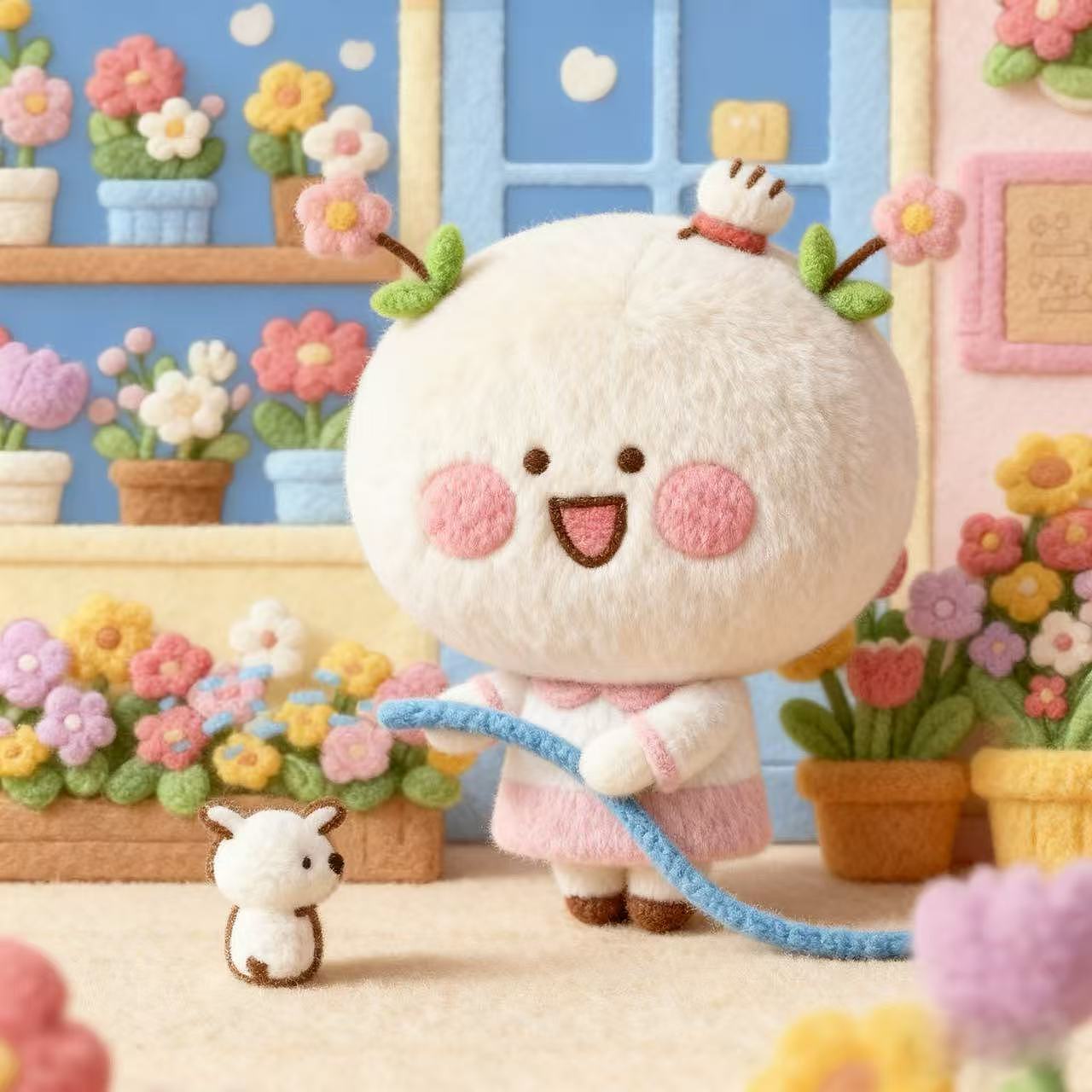 二花毛茸茸～（图ZMzk5ODk4NjQ4） - 单幅漫画 - 站酷设计师仙粑原创素材 - 站酷ZCOOL