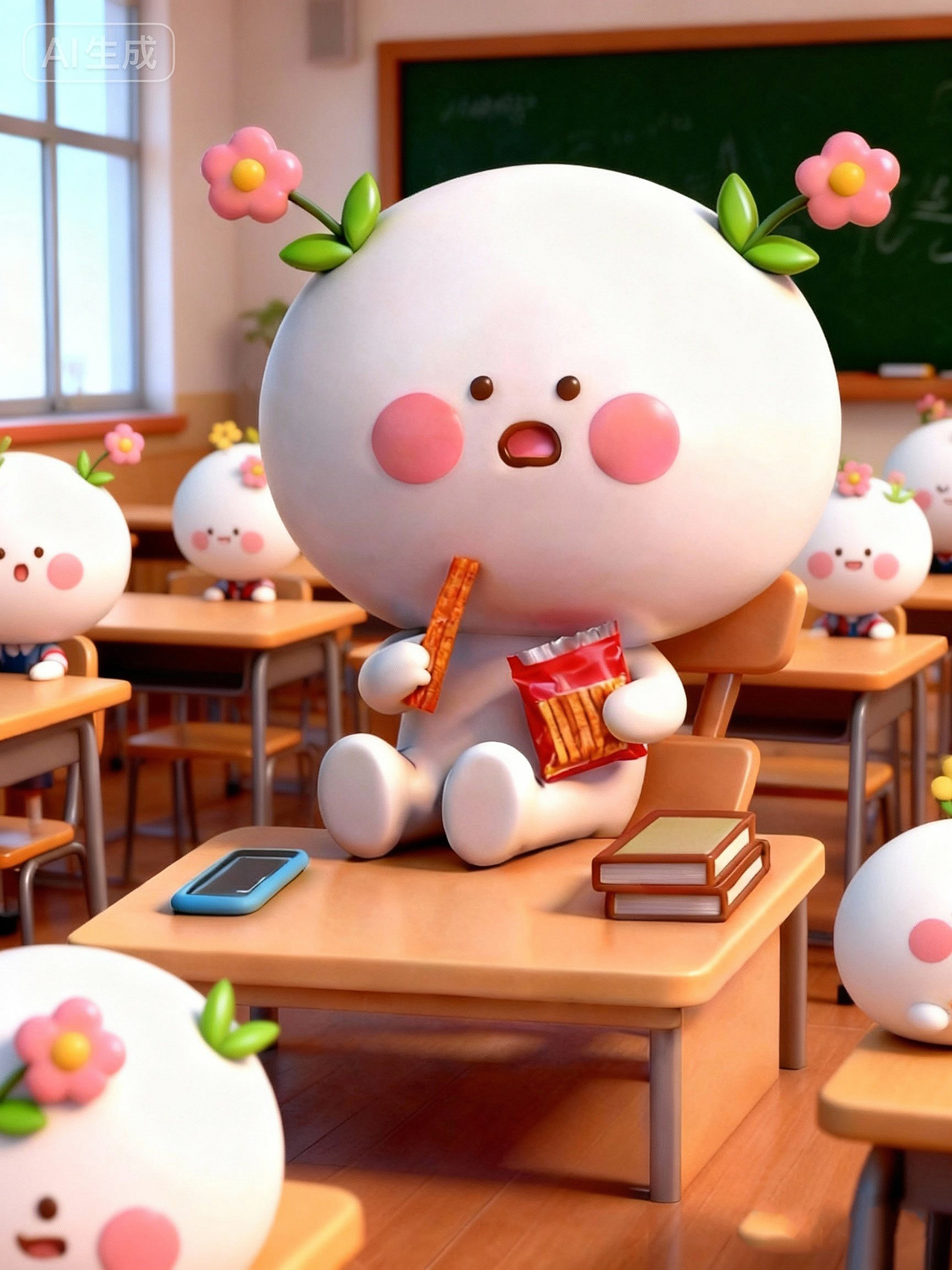 二花毛茸茸～（图ZMzk5ODk4Nzg4） - 单幅漫画 - 站酷设计师仙粑原创素材 - 站酷ZCOOL