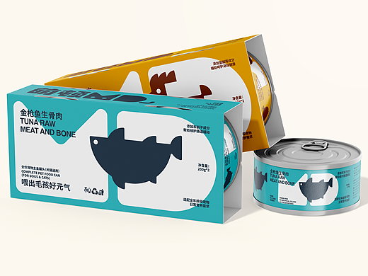 宠物主食罐头包装设计!