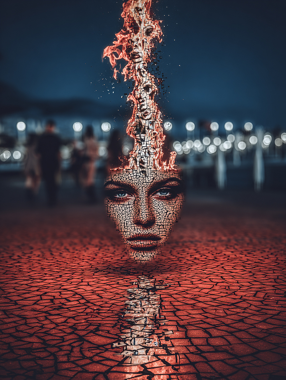 《自我的拓扑熔断与析出》（图ZMzk5OTAxNDQ0） - AI作品 - 站酷设计师流星的数字艺术原创素材 - 站酷ZCOOL