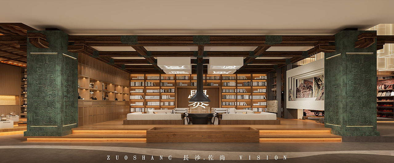 大型工装会所餐饮——长沙佐尚视觉