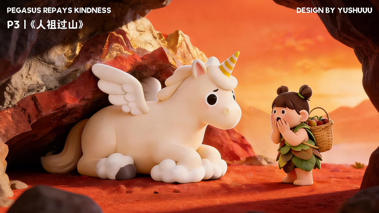 天马报恩丨2026马年IP形象