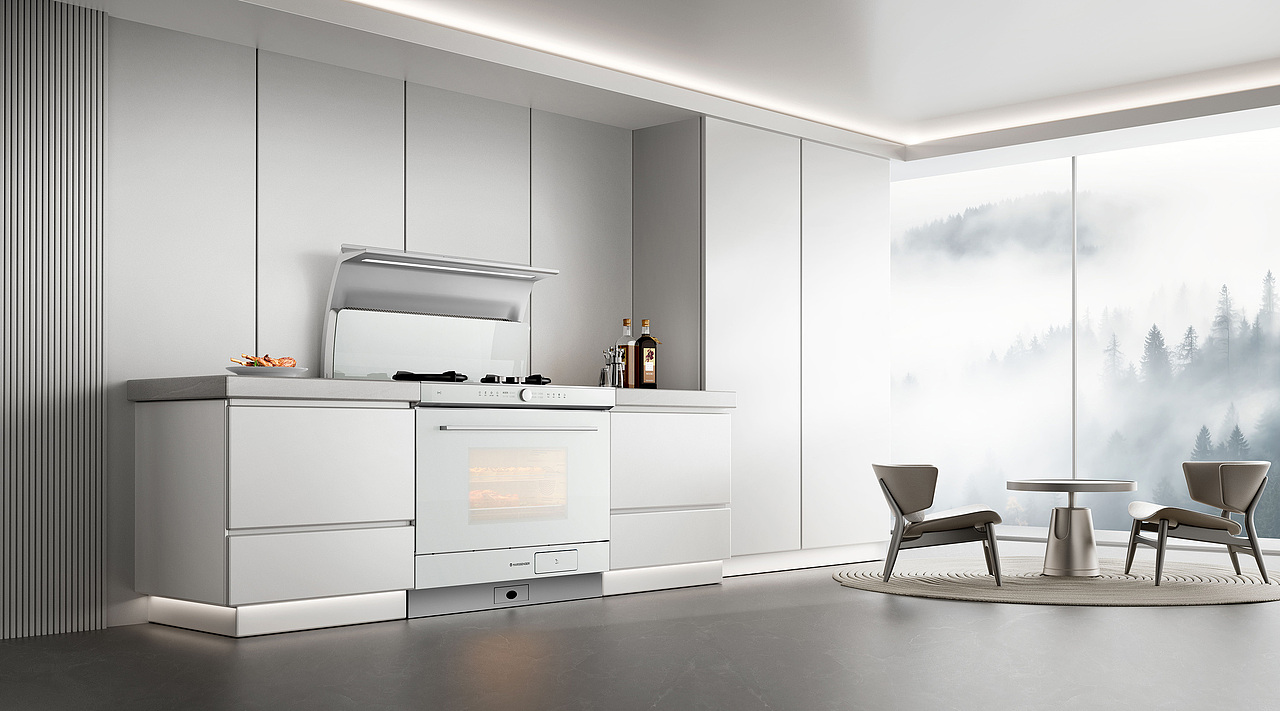 火星人 高端白色款机器场景图（集成灶+洗碗机）（图ZMzk5OTAzOTEy） - 品牌 - 站酷设计师至上策划设计原创素材 - 站酷ZCOOL