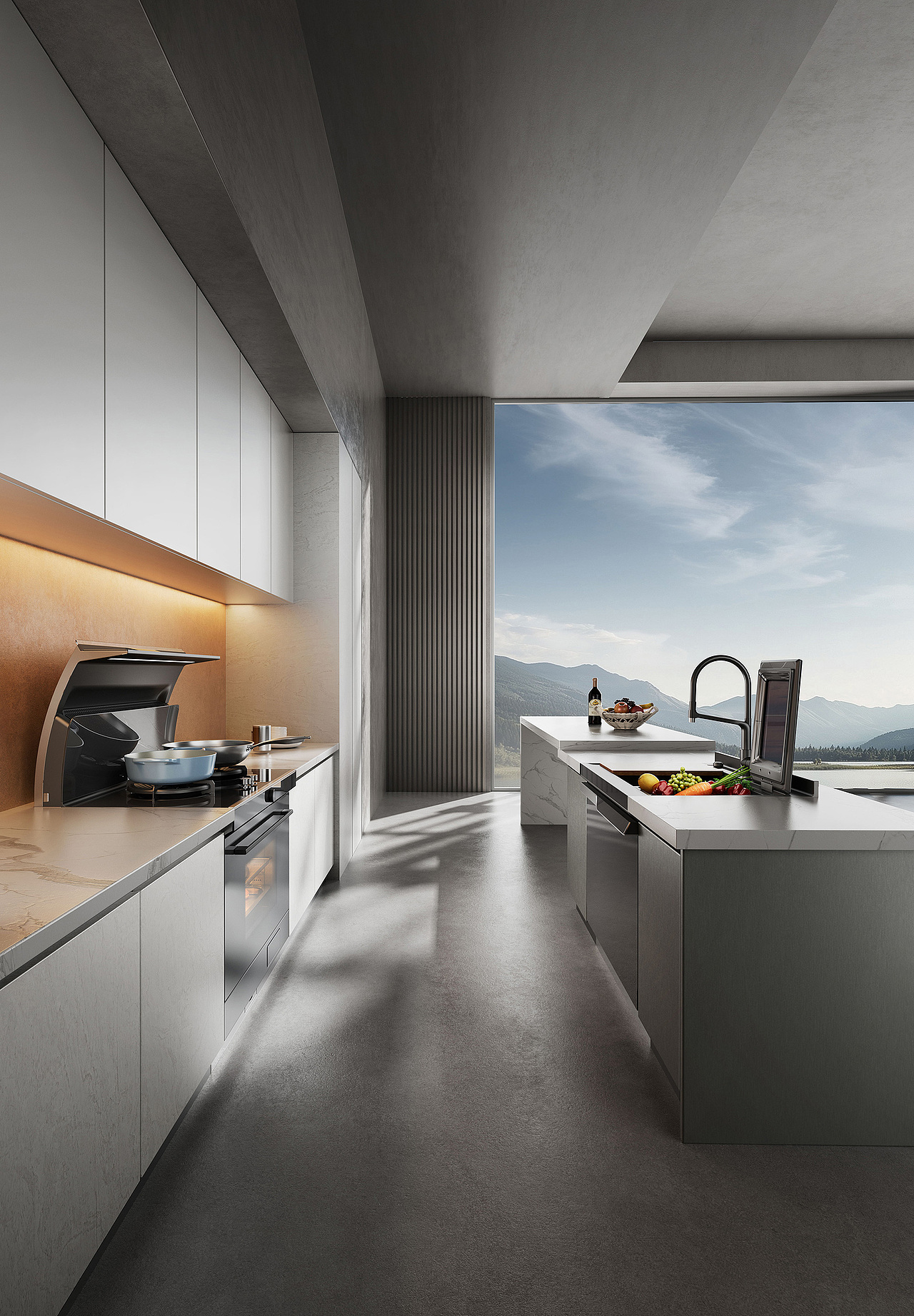 高端厨房场景图 KV 视觉分享 | 火星人集成灶（图ZMzk5OTA2MDY0） - 品牌 - 站酷设计师至上策划设计原创素材 - 站酷ZCOOL