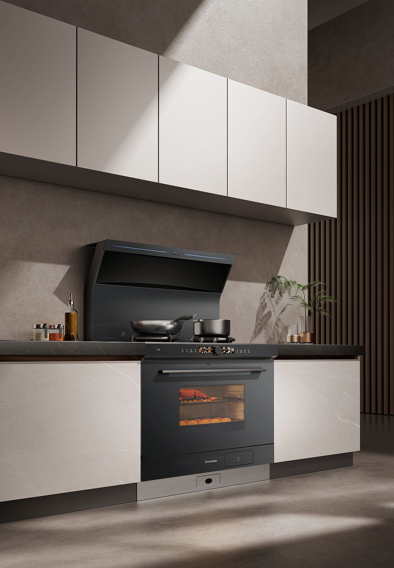 高端厨房场景图 KV 视觉分享 | 火星人集成灶（图ZMzk5OTA2MDcy） - 品牌 - 站酷设计师至上策划设计原创素材 - 站酷ZCOOL