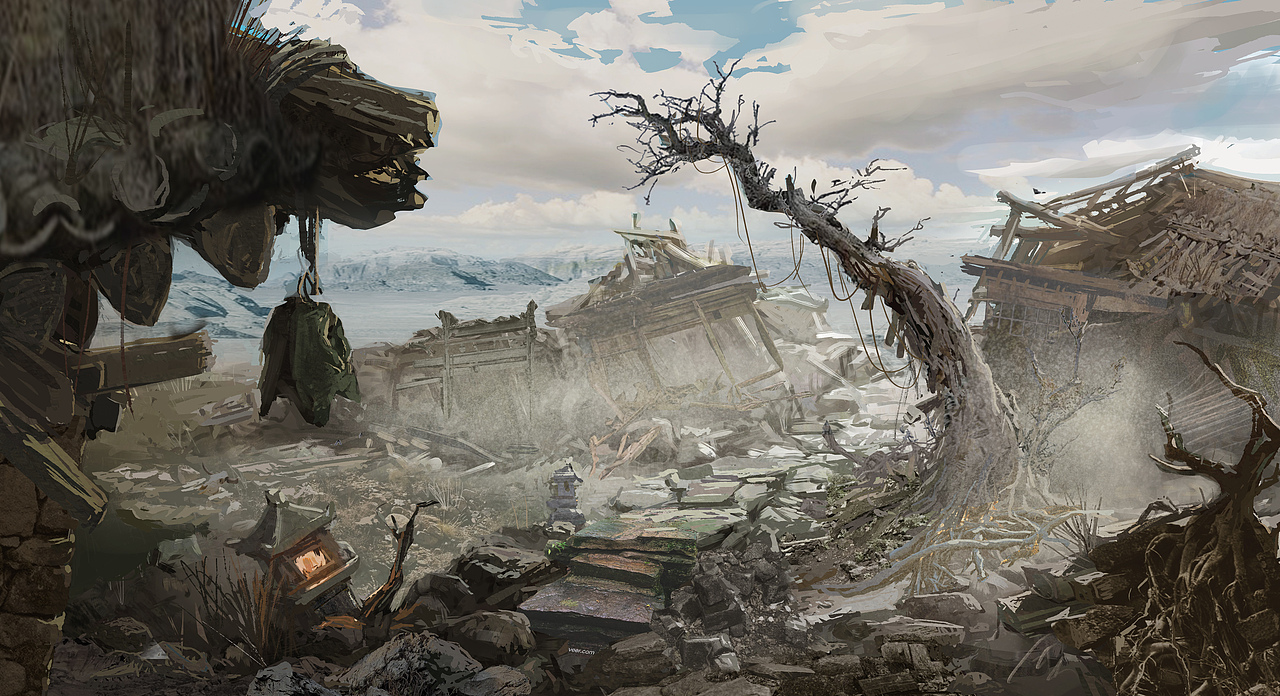 《这大风刮得》概念练习（图ZMzk5OTA3MDI4） - 概念设定 - 站酷设计师米拳拳原创素材 - 站酷ZCOOL