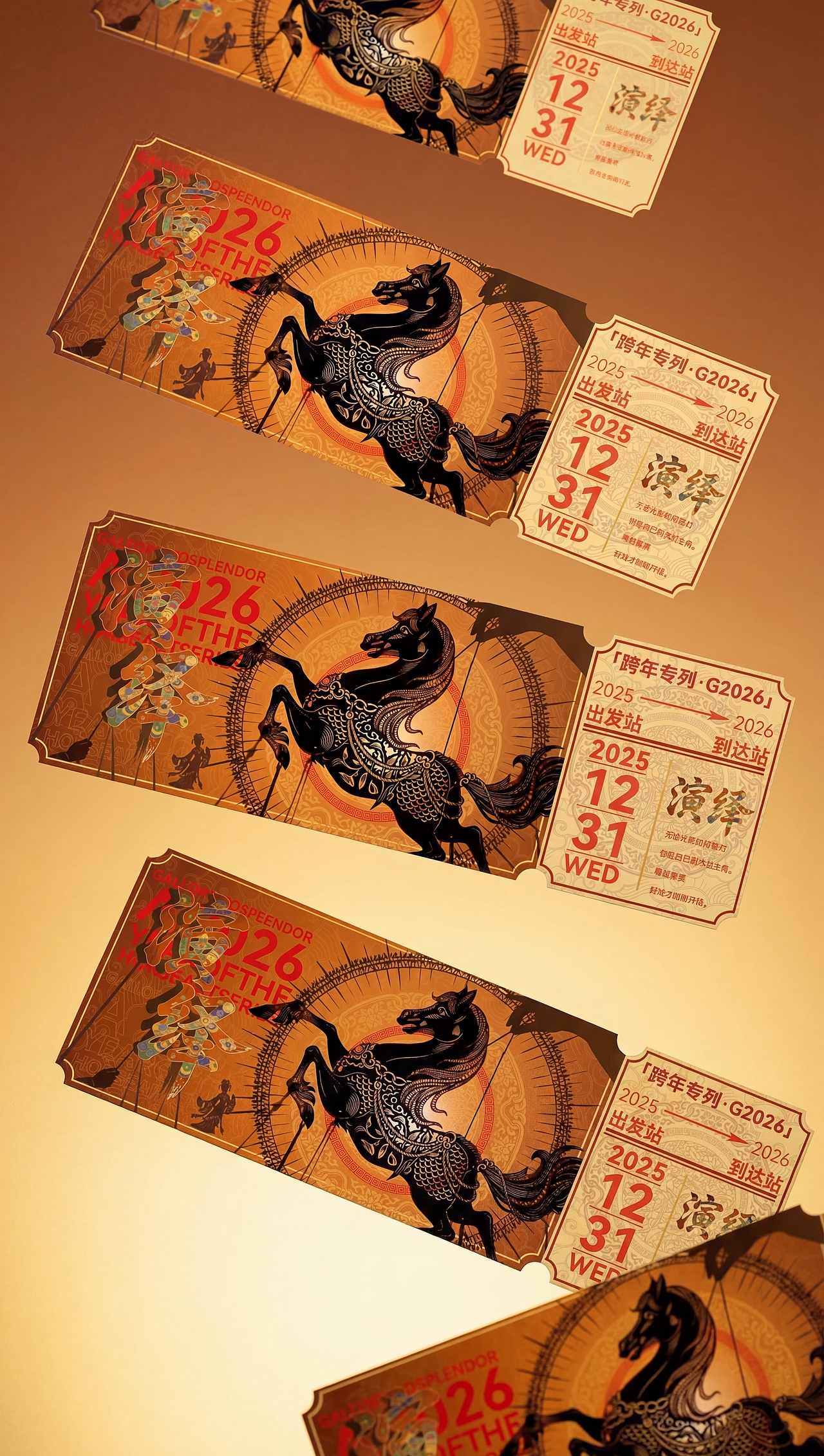 马年设计第一弹-皮影戏（图ZMzk5OTA3NzMy） - 宣传物料 - 站酷设计师小林等待美好原创素材 - 站酷ZCOOL
