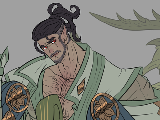 同人文角色插画