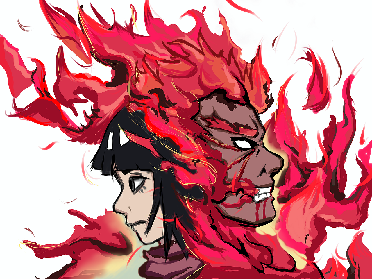 以前vs现在（图ZMzk5OTEzMjAw） - 商业插画 - 站酷设计师晴空炽烈原创素材 - 站酷ZCOOL