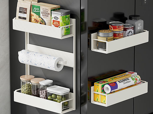 3D建模渲染,磁吸置物架套装