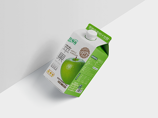 苹果醋饮品外盒包装设计