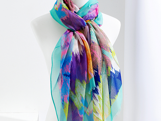 电商外贸围巾拍摄