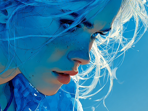 🌙 蓝调氛围感也太上头了吧…